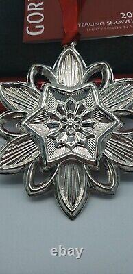 2008 Gorham Sterling Silver Christmas Snowflake Ornament