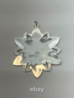 2008 Gorham Sterling Silver Snowflake Ornament