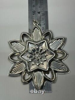 2008 Gorham Sterling Silver Snowflake Ornament