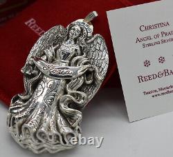 2008 Reed Barton Sterling Christina Angel Christmas Ornament NOS Boxed 6th ED