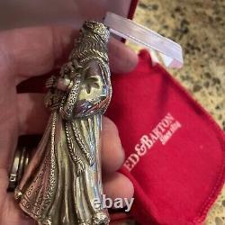 2008 Reed & Barton Sterling Silver Christmas ornament Father Frost Santa