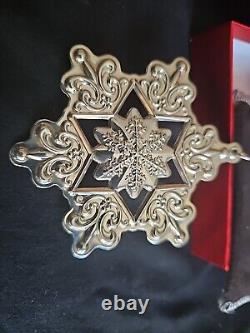 2009 Gorham Sterling Silver Snowflake Christmas Ornament Rare Year