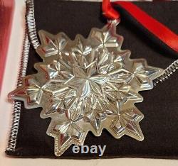 2010 Gorham Sterling Silver Collectible Snowflake Christmas Ornament