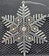 2010 MMA Sterling Silver Snowflake Christmas Ornament