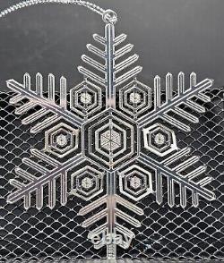 2010 MMA Sterling Silver Snowflake Christmas Ornament