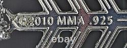 2010 MMA Sterling Silver Snowflake Christmas Ornament