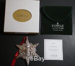 2010 Towle Old Master Star Sterling Christmas Ornament 14th Edition