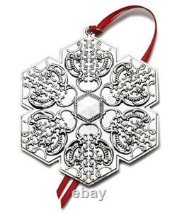2010 Wallace Snowflake Sterling Silver Christmas Ornament 13th Edition