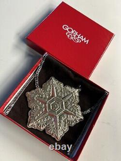 2011 Gorham Sterling Silver Snowflake Ornament, 42nd Annual Edition