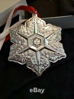 2011 Gorham sterling Silver Snowflake Christmas Ornament only one on ebay