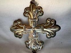 2011 Reed & Barton Sterling Christmas Cross Ornament 41st Edition