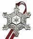 2011 Wallace Snowflake Sterling Silver Christmas Ornament 14th Edition