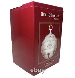 2012 Holly Bell by Reed & Barton Silver Plated Christmas Ornament NEW & UNUSED