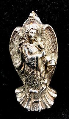 2012 Reed Barton Angel Of Wisdom Sterling Silver Christmas Ornament