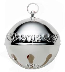 2012 Wallace Sterling Silver Sleigh Bell Christmas Ornament 18th Edition