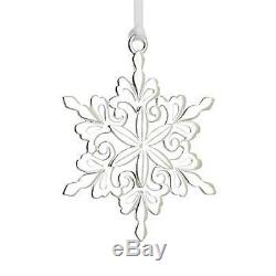 2013 Lunt 25th Annual Sterling Silver Snowflake Christmas Ornament Reed Barton