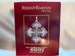 2013 Reed & Barton Sterling Christmas Cross Ornament 43rd Edition