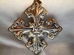 2013 Reed & Barton Sterling Christmas Cross Ornament 43rd Edition