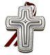 2013 Towle Silver Cross Sterling Christmas Ornament 21st Edition