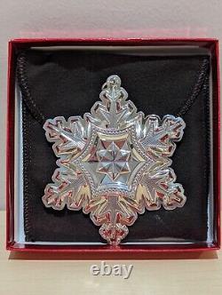 2014 Gorham STERLING Silver 45th Anniversary Edition Snowflake Ornament RARE