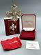 2014 Reed & Barton STERLING SILVER CROSS Christmas Ornament 44th Annual Box