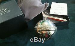 2014 wallace sterling silver christmas ornament sleigh bell