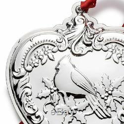 2016 Wallace 25th Annual Grande Baroque Sterling Silver Heart Ornament Medallion