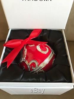 2017 Pandora Holiday Charm and Christmas Spectacular Rockettes Ornament NIB