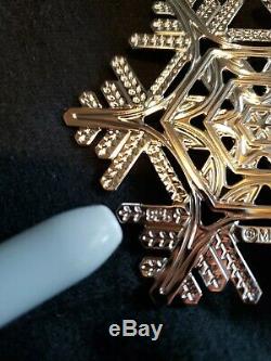 2018 Mma Sterling Silver Snowflake Christmas Ornament extremely rare