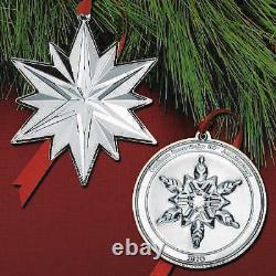 2019 Gorham Snowflake 50th Anniversary Sterling Ornament Set NEW Authorized