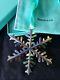 2020 Tiffany sterling Silver Snowflake Christmas Ornament Extremely Rare Vip