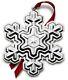 2021 GORHAM 52nd Sterling Silver Christmas Snowflake Ornament Pendant Medallion