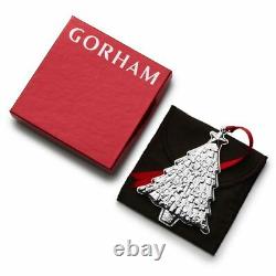 2021 Gorham Christmas Tree 5th Edition Annual Sterling Ornament NIB