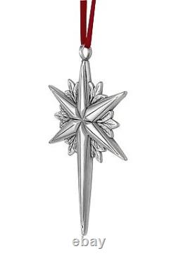 2022 Barrett & Cornwall Sterling Star of Hope Christmas Ornament, NEW