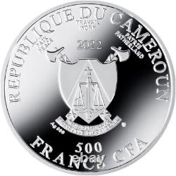 2022 Cameroon 500 Francs Silver Proof Coin Gustav Klimt Hope II