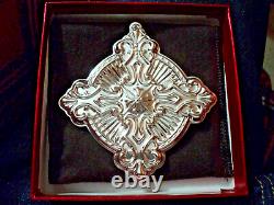 2024 GORHAM Sterling Silver Cross Ornament 11th in a Series