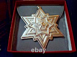 2024 TOWLE Sterling Silver Star Christmas Ornament -28th Edition