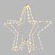 24 x 21 LIGHTED STAR 270 LED Lights Steady Twinkle NEW RAZ Imports L4240619
