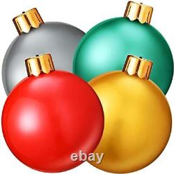 30 Inches Inflatable Christmas Ornaments Oversized Christmas Ball Ornaments f