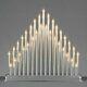 33LED Xmas Fairy Light Candle Bridge Traditional Light Up Arch Decoration Silver