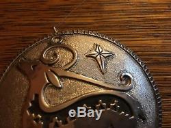 3 Navajo Christmas 96 Michael Tahe Sterling Silver Elk Pendant Ornament #22/150