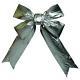 48 x 60 Silver Lamé Indoor Commercial Christmas Bow