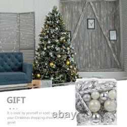 4 Sets Baubles Ornament Tree Star Decor Christmas Tree Hanging Baubles
