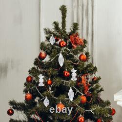 4 Sets Christmas Tree Hanging Baubles Xmas Gold Silver Balls