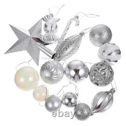 4 Sets Xmas Gold Silver Balls Christmas Party Favors Gift
