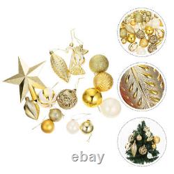 4 Sets Xmas Gold Silver Balls Hanging Christmas Balls
