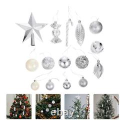 4 Sets Xmas Party Supplies Hanging Sphere Balls Ornaments