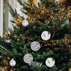 4 Sets Xmas Party Supplies Hanging Sphere Balls Ornaments