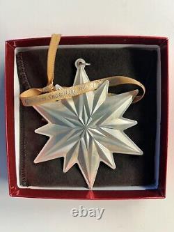 50th Anniversary 2019 Gorham STERLING Snowflake Ornament withOriginal Booklet