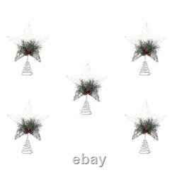 5x Christmas Tree Topper Xmas Tree Toppers Holiday Tree Ornaments